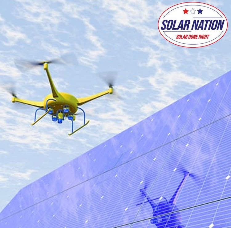 No manual roof inspections - drones make it simple